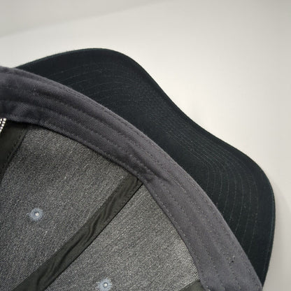 Port Authority Snapback Mesh Back Trucker Hat Gray One Size Logo Outdoor