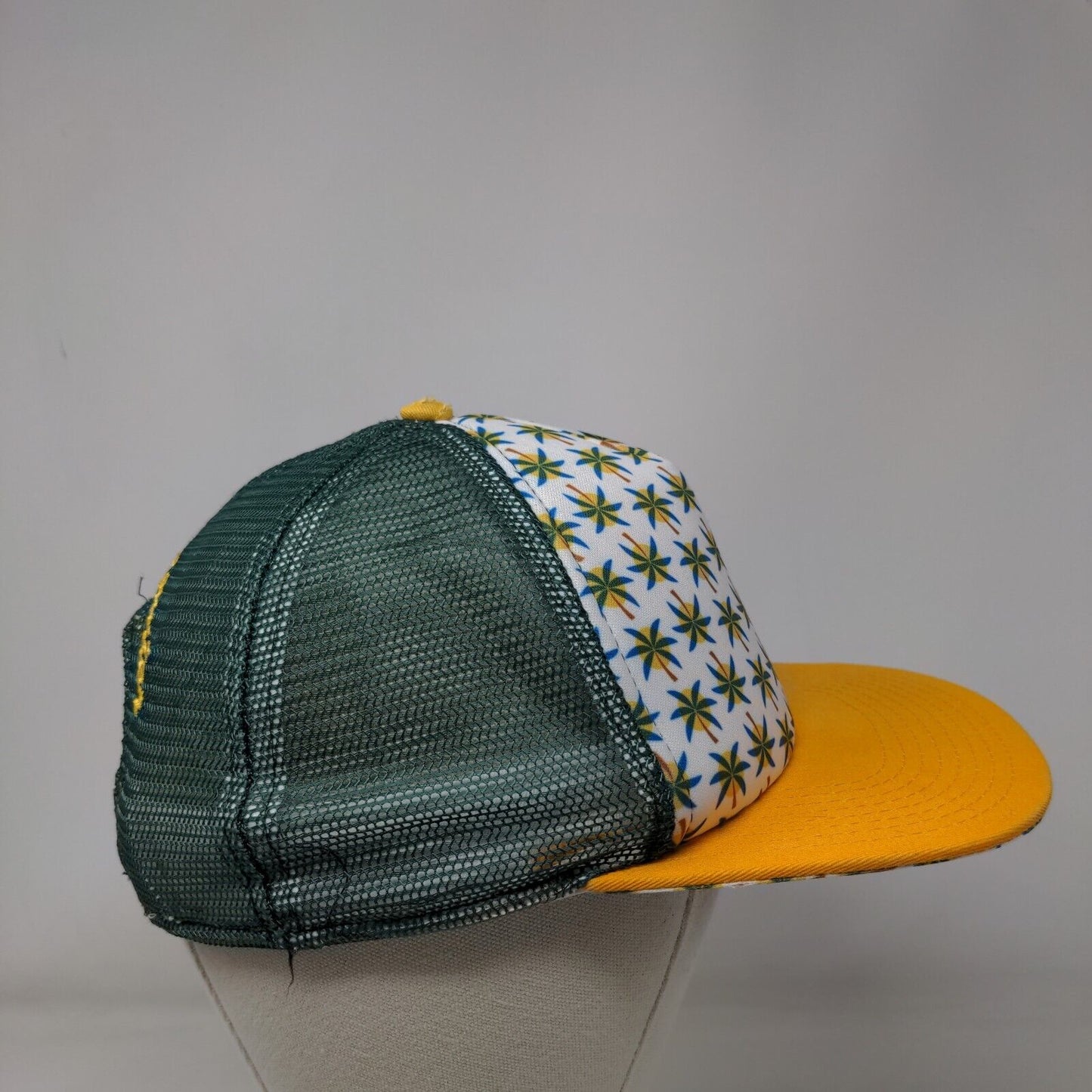 Pacific Counter Snapback Trucker Hat Multicolor OS Adjustable Mesh Back Pukka