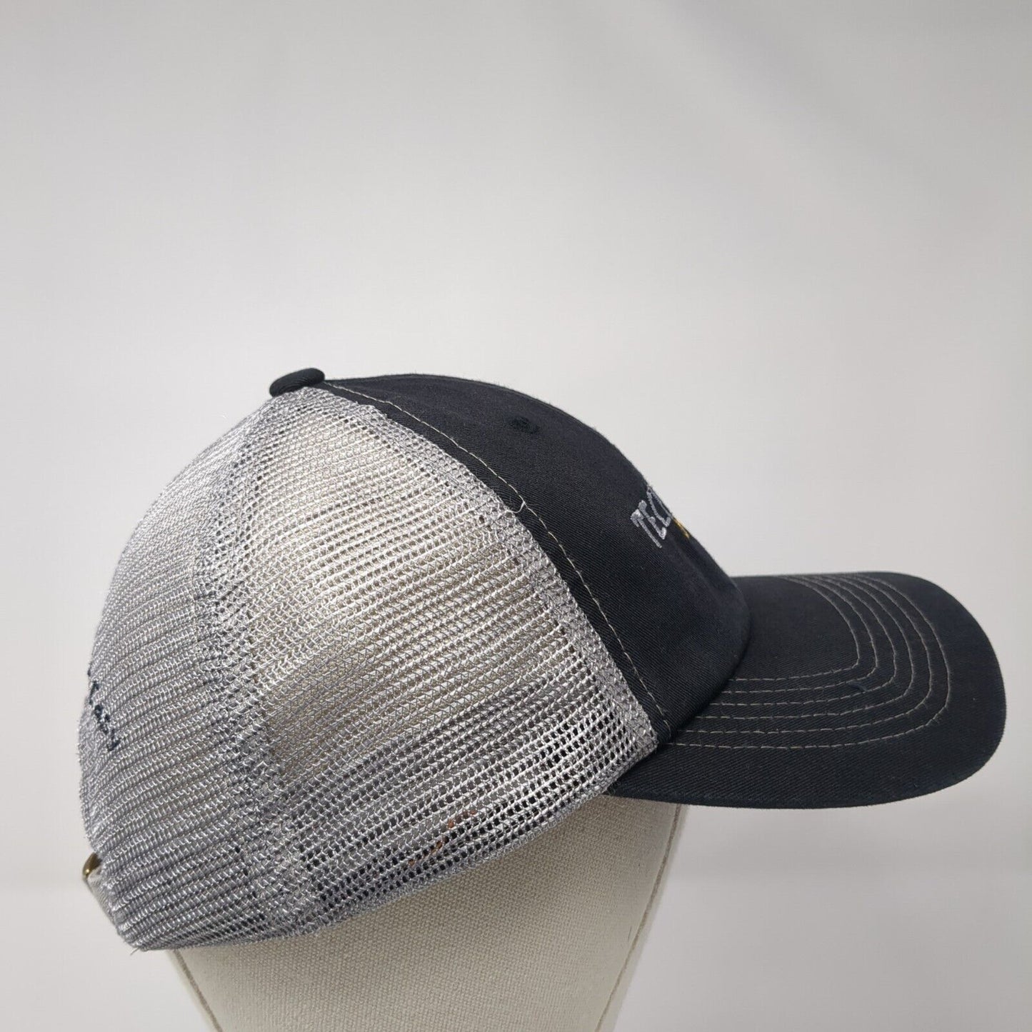Technology Solutions LLC Slideback Trucker Hat Black One Size Mesh Back
