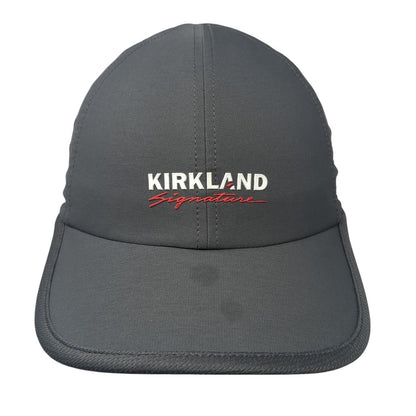 Kirkland Signature Spell Out Strapback Hat Gray One Size Adjustable