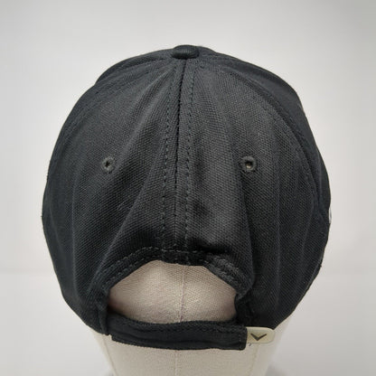 Callaway Hex Hot Strapback Hat Black One Size Adjustable Embroidered 6 Panel