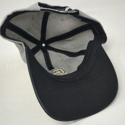 Sean John Baseball Cap Gray One Size Interlocking SJ Logo Slideback Strap Hat