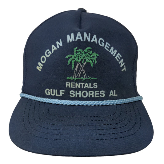 Parke-Co Adeas Men's Snapback Trucker Hat Blue Gulf Shores AL Vintage USA