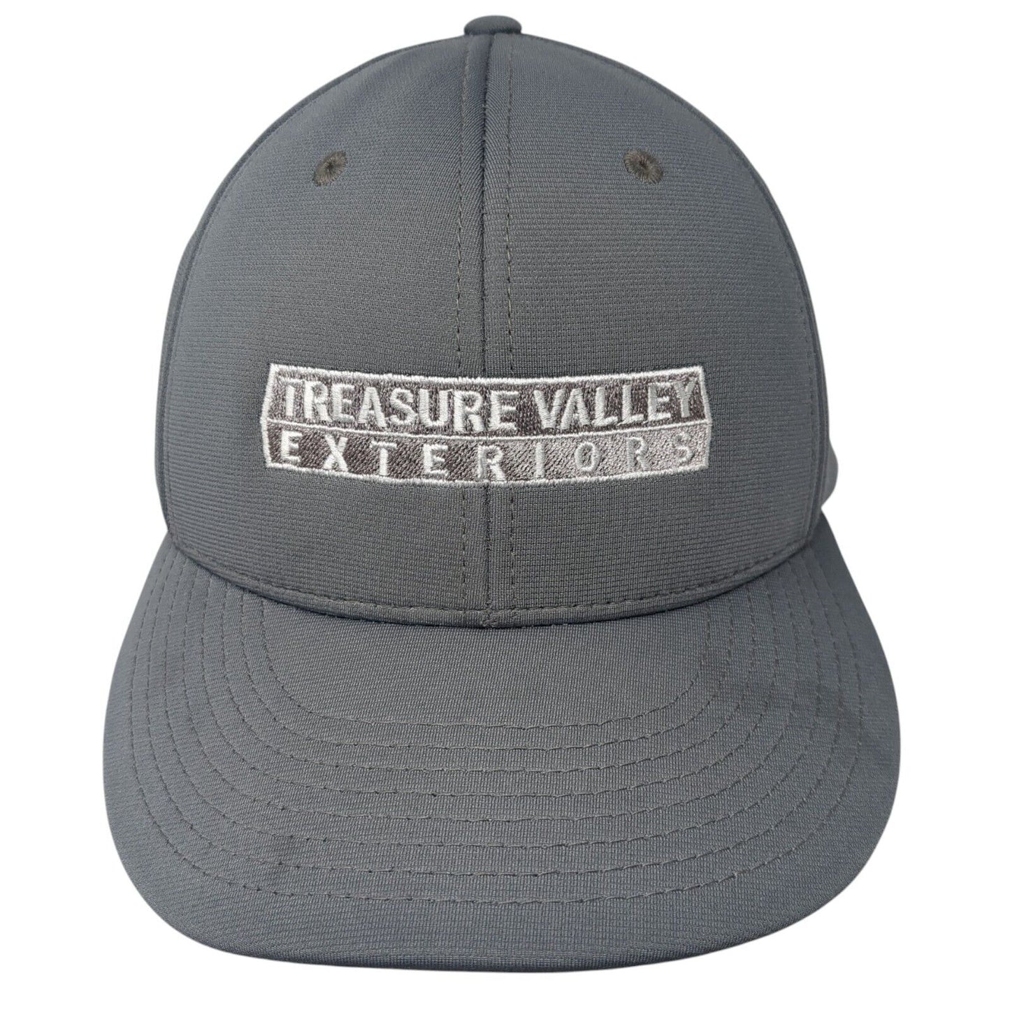 Treasure Valley Exteriors Fitted Hat Gray L-XL Solid Richardson 6 Panel