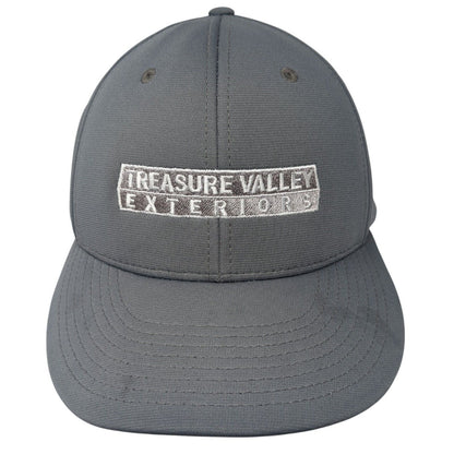 Treasure Valley Exteriors Fitted Hat Gray L-XL Solid Richardson 6 Panel