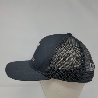 CF Chicago Fire Snapback Mesh Back Trucker Hat Black OSFA Embroidered