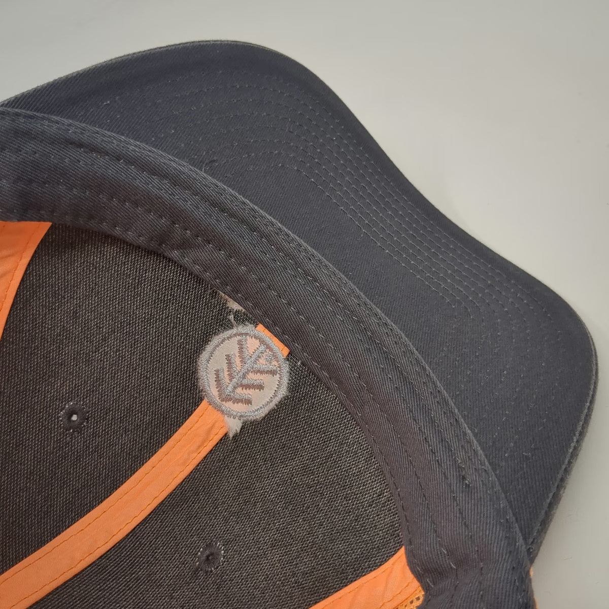 Port Authority Boise Cascade Gray Orange One Size Trucker Hat Mesh Snapback Logo