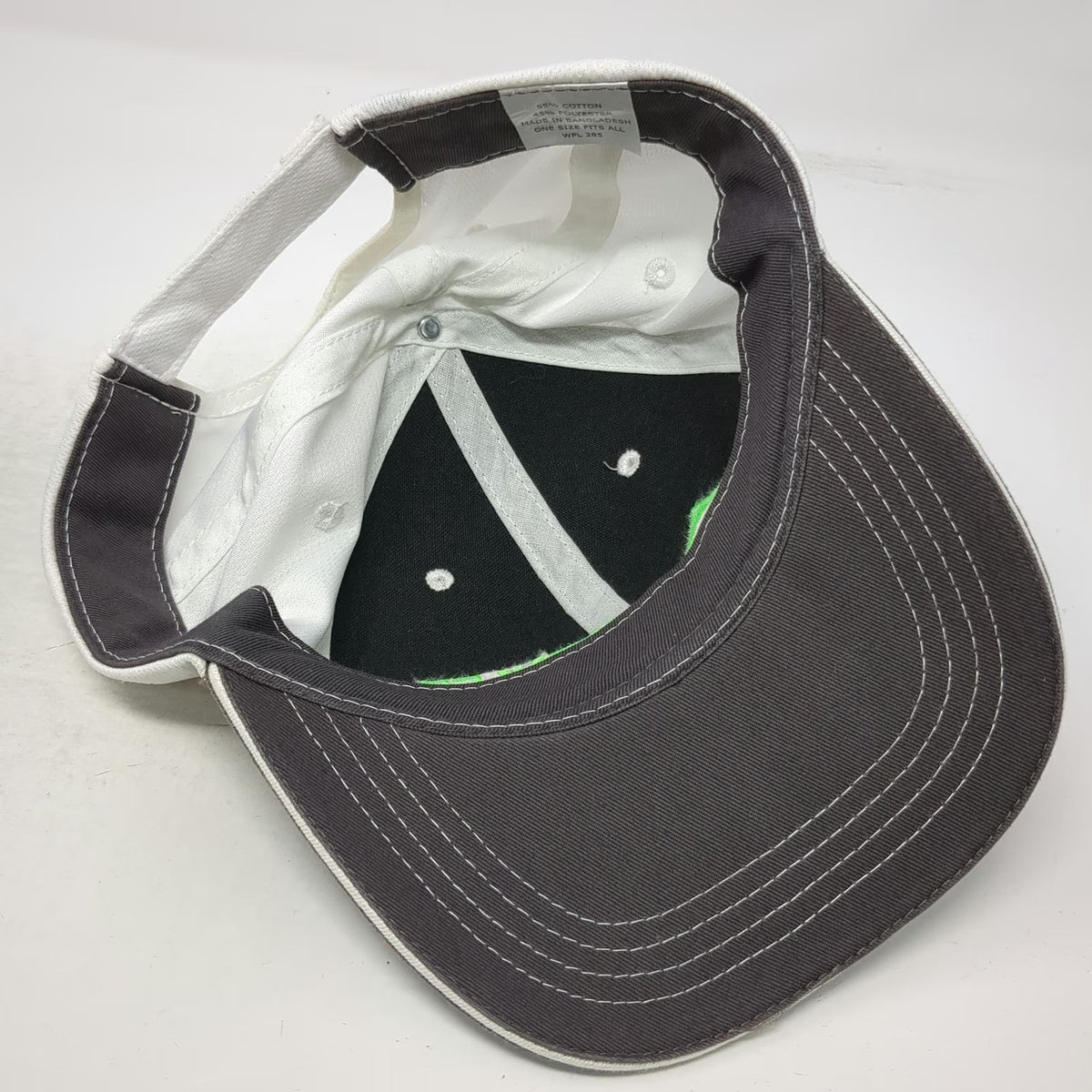 Greenlee A Textron Company Baseball Cap Gray OSFM Logo Mesh Back Strapback Hat