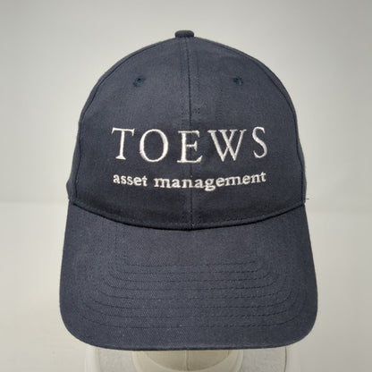 TOEWS Asset Management Strapback Baseball Cap Black OS Adjustable Embroidered