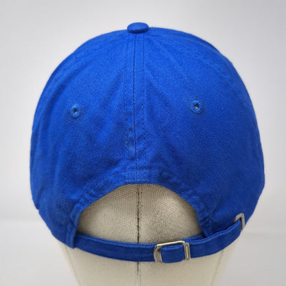 KC Caps Blue One Size Baseball Cap Hat Green Flash Sport Fishing Boat Slideback