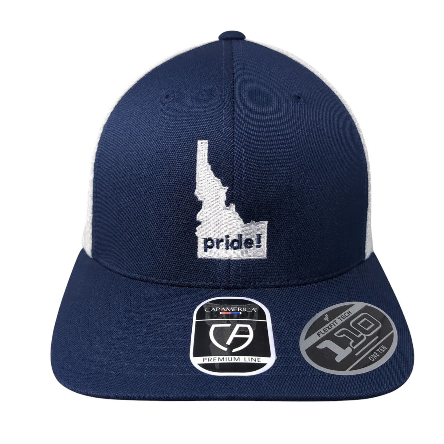 Pride Blue Cross of Idaho Snapback Trucker Hat Blue OS Adjustable Cap America