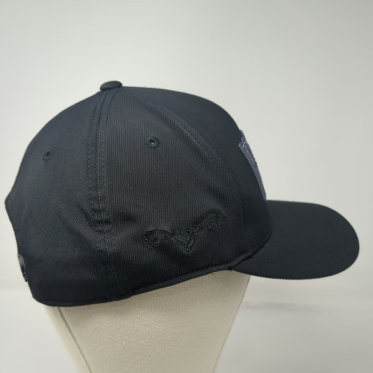 G/FORE Snapback Hat Black One Size McQUEEN Golf 110 Flexfit 3D Logo Embroidery
