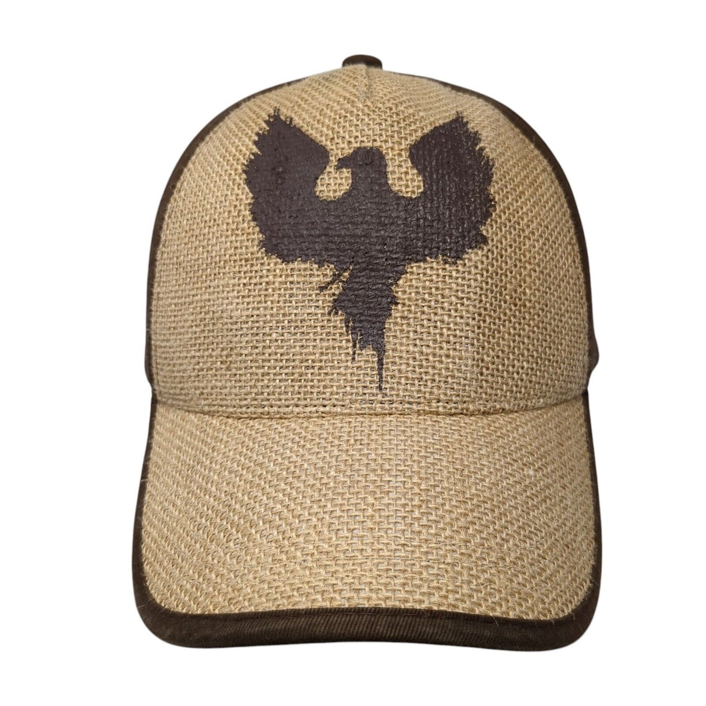 Eagle Strapback Hat Brown One Size Adjustable Colorblock Pugs Outdoor