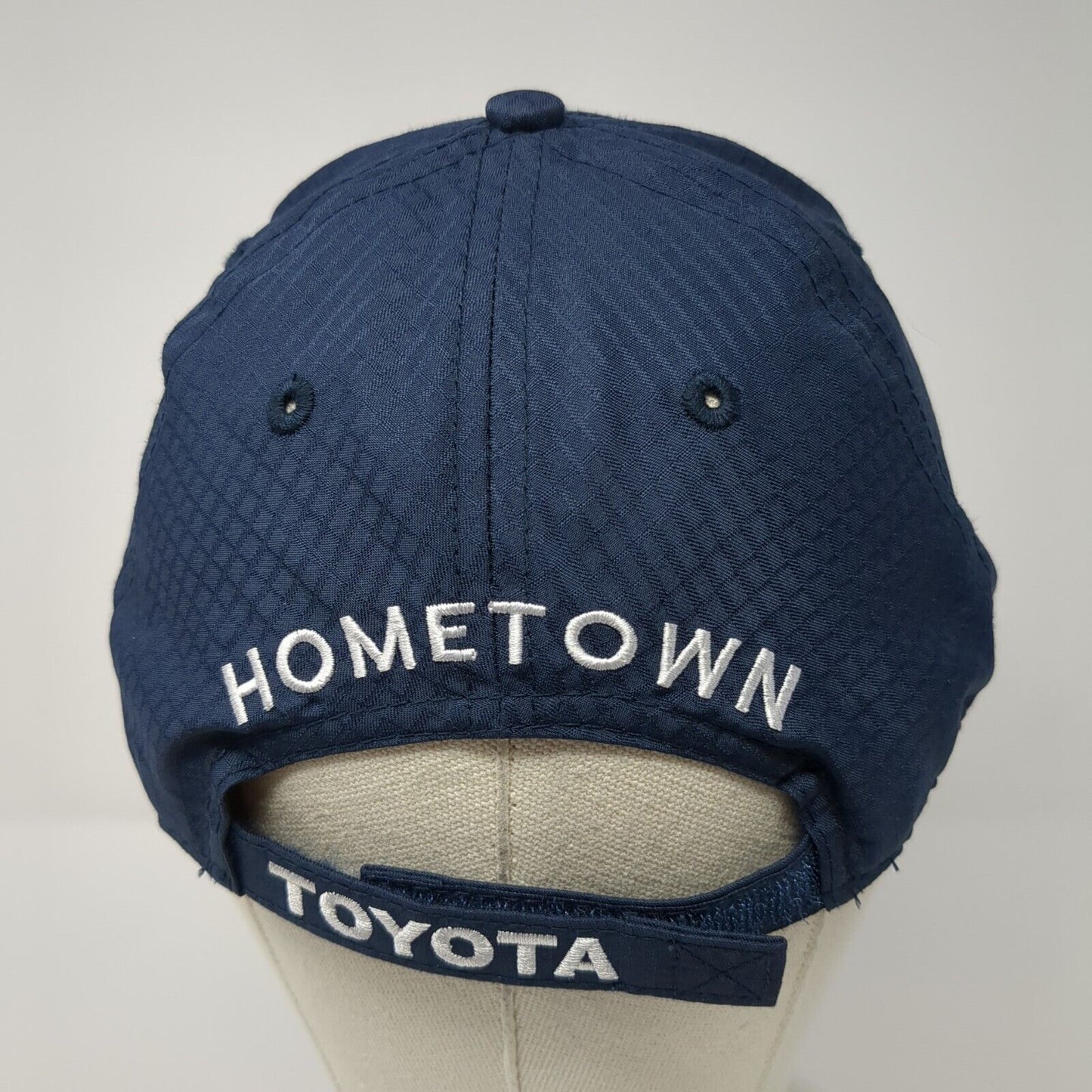 Toyota Hometown Strapback Hat Blue One Size Adjustable Embroidered Atlanta Cap
