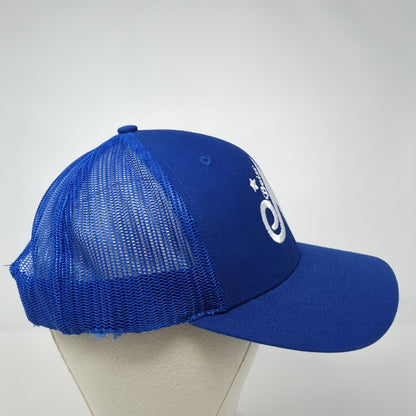 N Boise Snapback Mesh Back Trucker Hat Blue One Size Solid Richardson