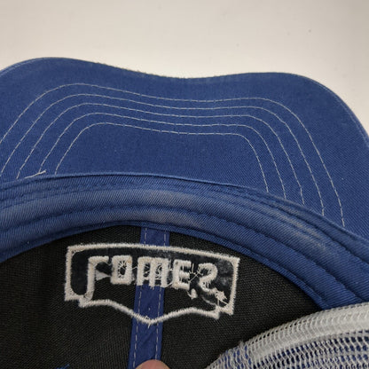 Lowe's Strapback Trucker Hat Blue One Size Adjustable Mesh Back 6 Panel BDA