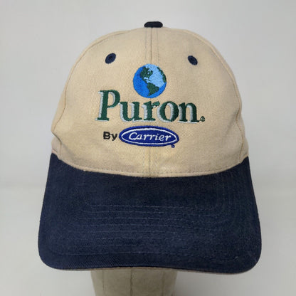 Otto Men's Strapback Hat Tan Size OSFM Embroidered Puron by Carrier Logo