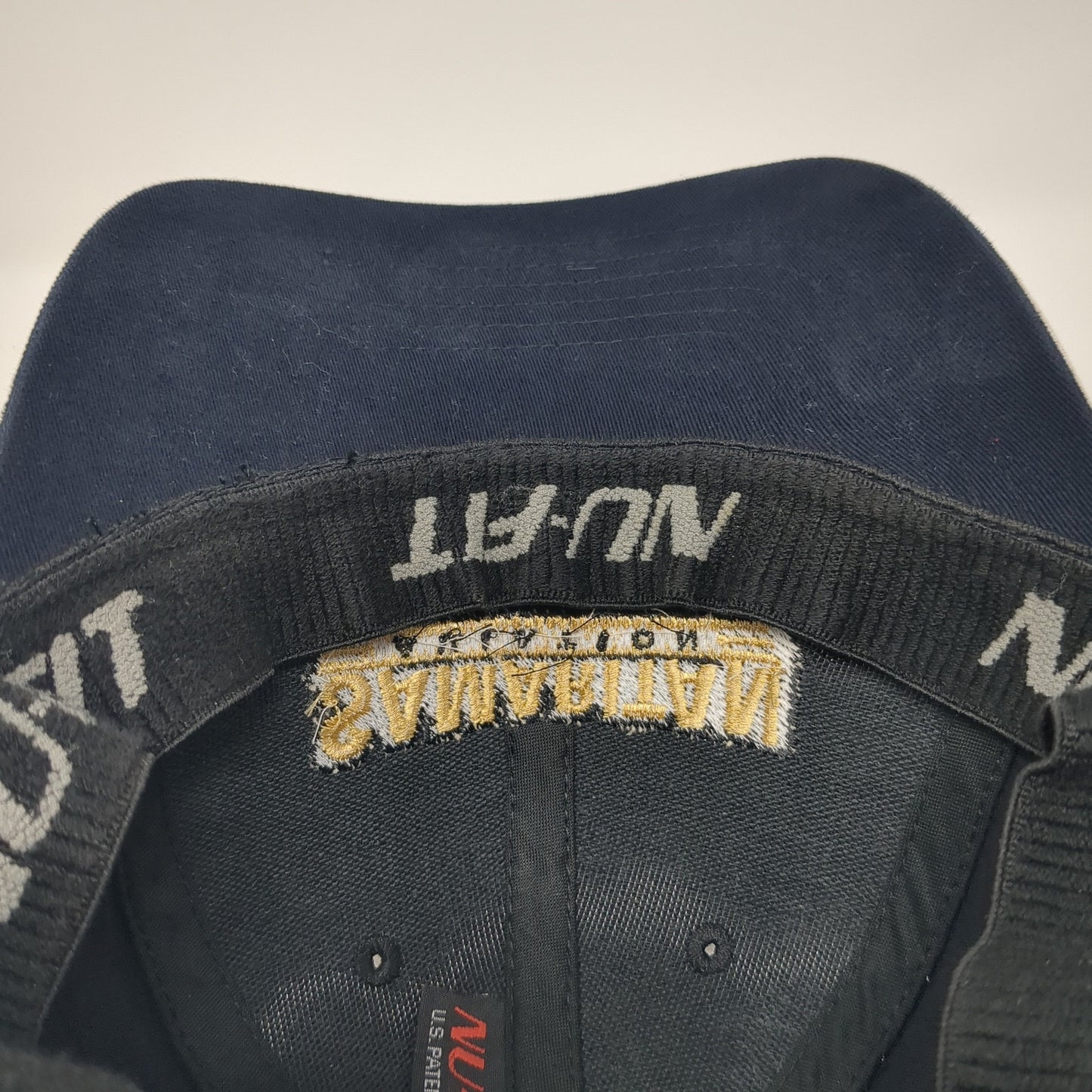 Samaritan Aviation Fitted Hat Blue Medium Embroidered Nu-Fit By KC Caps