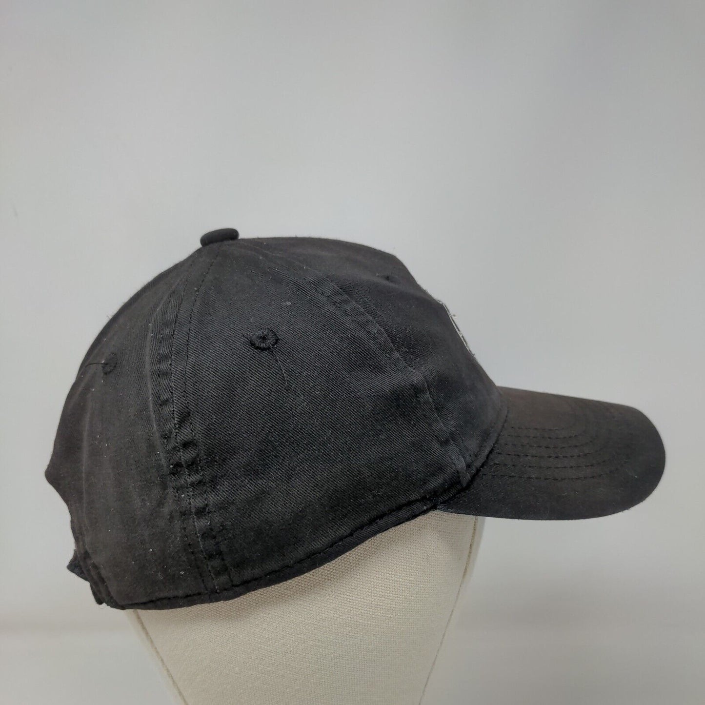 Quality Cuts Barber Shop Strapback Hat Black One Size Adjustable 6 Panel George