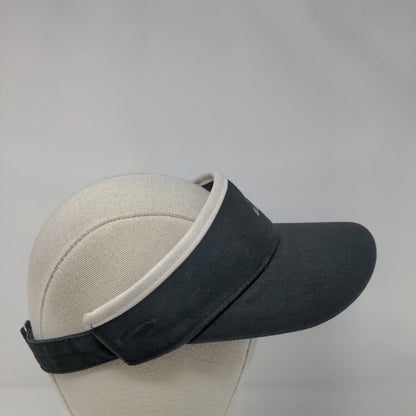 Rancho Bernardo Inn Slideback Sun Visor Hat Black OS Adjustable Pukka Cotton