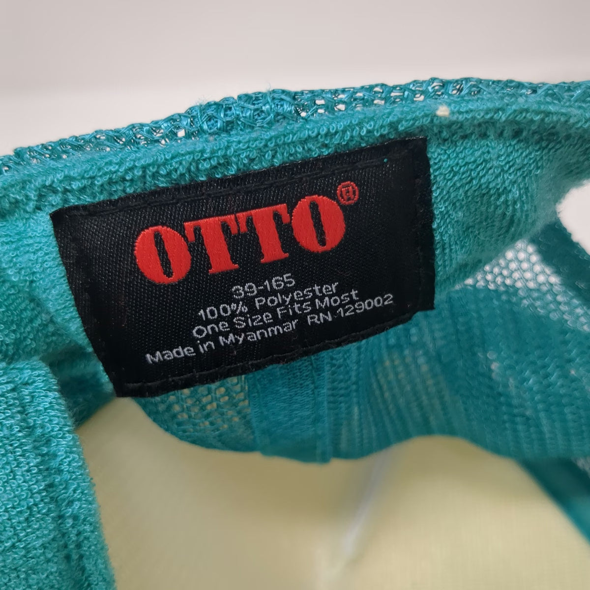 Otto Trucker Hat Blue White OSFM Snowport Bobsled League Foam Mesh Snapback Hat