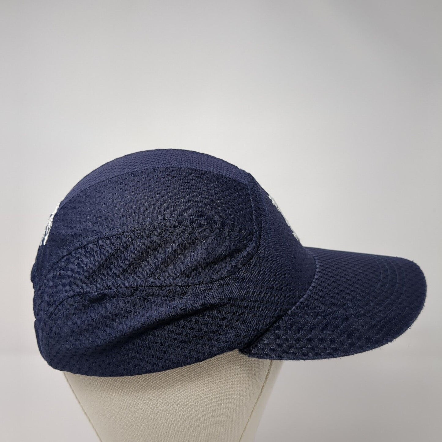 Fleet Feet Sports 5 Panel Cap Blue One Size Adjustable Embroidered Bay Marathon