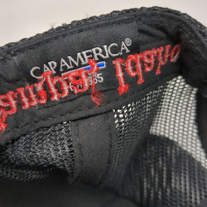 Cap America Trucker Hat Black One Size Snake River Stampede Rodeo Nampa Idaho