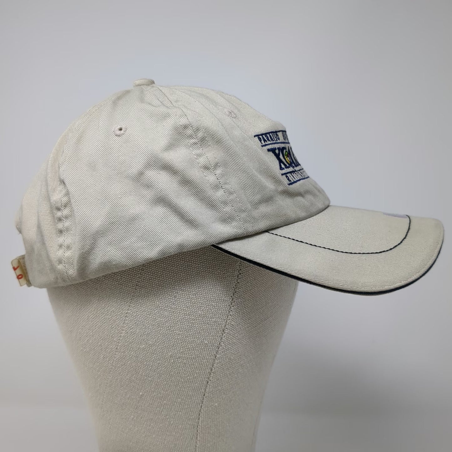 Xcaret Baseball Cap Beige OSFM Riviera Maya Cancun Mexico Toucan Slideback Hat