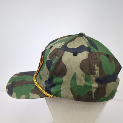 Benchmade 5 Panel Green Camo Hat One Size Snapback Rope Patch Knife Company