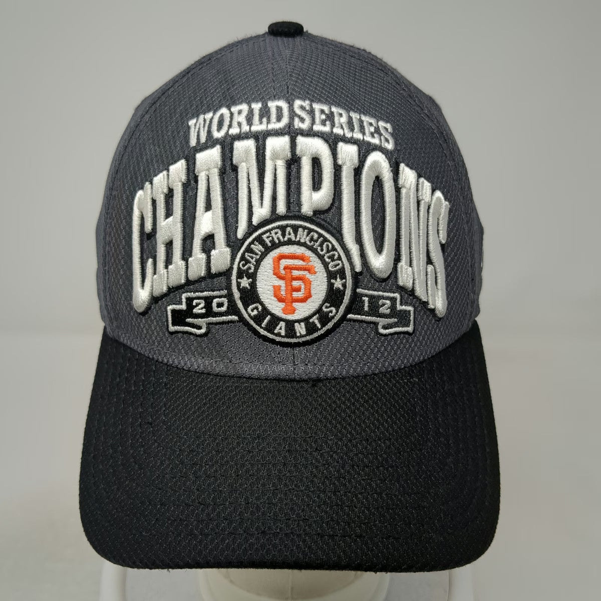 San Francisco Giants MLB New Era Baseball Cap Gray L 2012 World Series Champ Hat