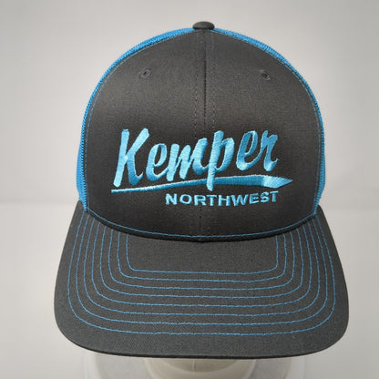Kemper Northwest Snapback Trucker Hat Multicolor One Size Mesh Back