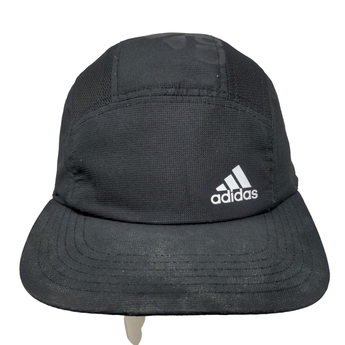 Adidas 3 Stripes Strapback Hat Black One Size Adjustable Breathable