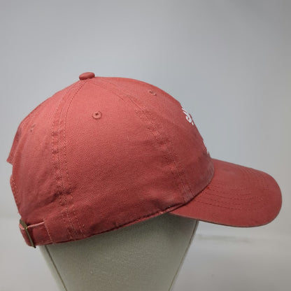 Life is Good Baseball Cap Pink One Size Savannah Georgia USA Flag Slideback Hat