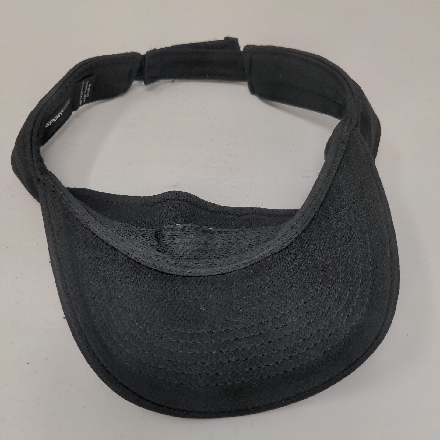 Dog N Suds Strapback Sun Visor Hat Black One Size Embroidered Sport-Tek