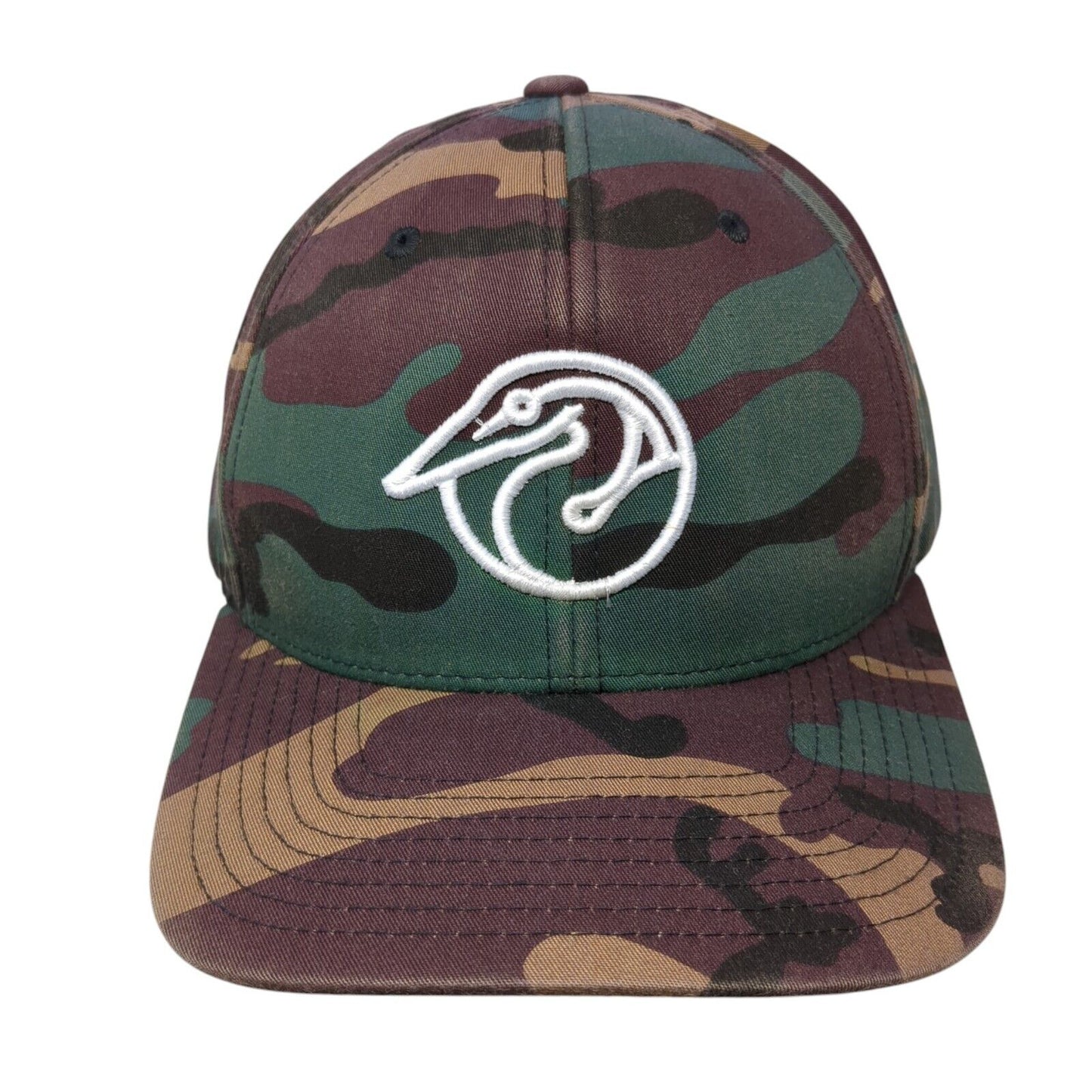 Fremont Snapback Hat Camouflage One Size Adjustable Embroidered Classics Yupoong