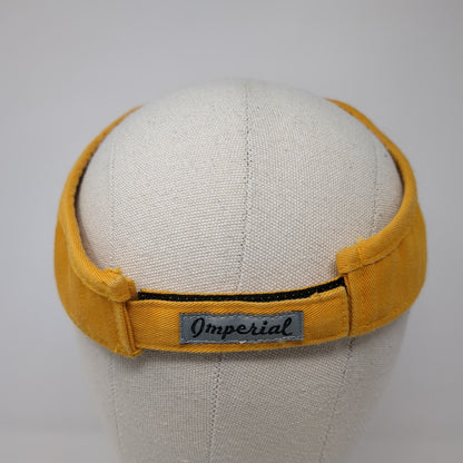 U.S. Women's Amateur Strapback Visor Hat Yellow One Size Imperial