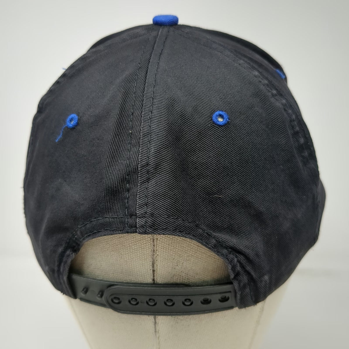 Attractive Headwear Snapback Hat Black Blue One Size BBMC Logo Green Underbrim