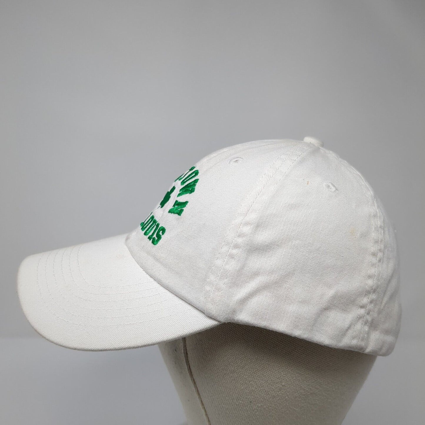 Dogtown St. Louis Slideback Hat White One Size Adjustable Embroidered Cotton