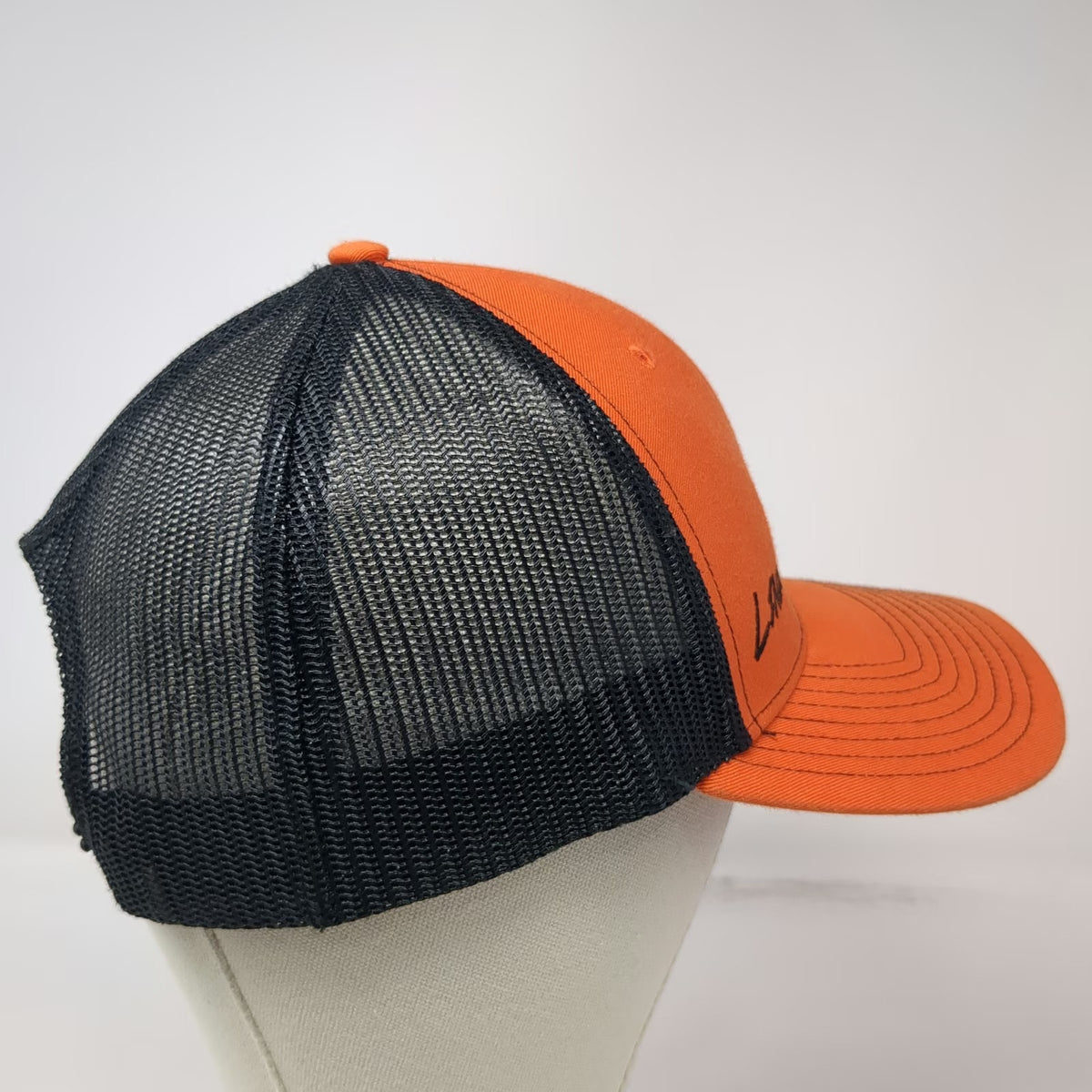 Richardson Trucker Hat Orange One Size Lineman Utility Pole Mesh Snapback