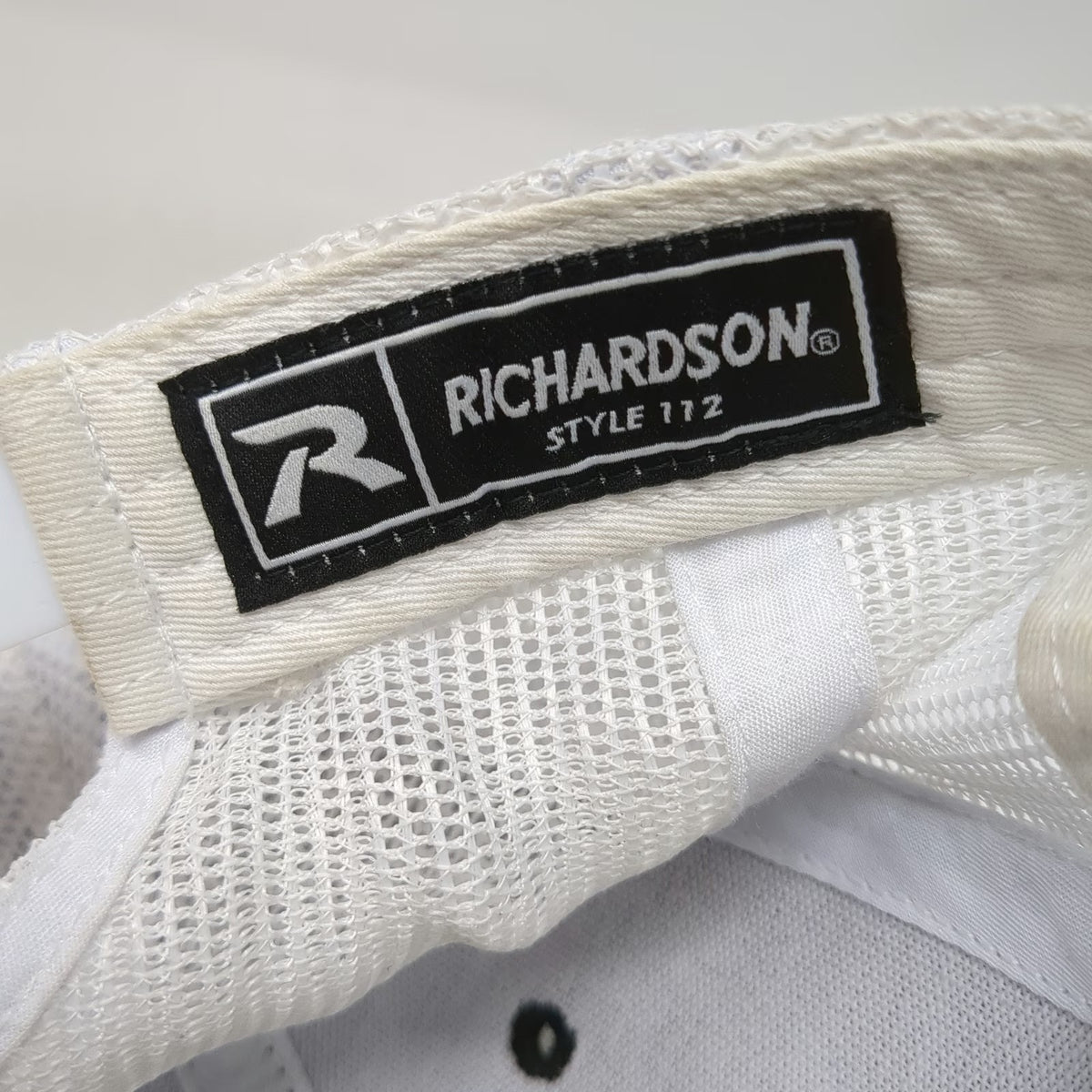 Richardson Trucker Hat Black White One Size Mesh Back Four Peaks Brewing Co