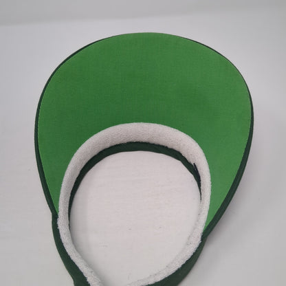 Dockers Clip On Visor Hat Green One Size Embroidered Logo Outdoor