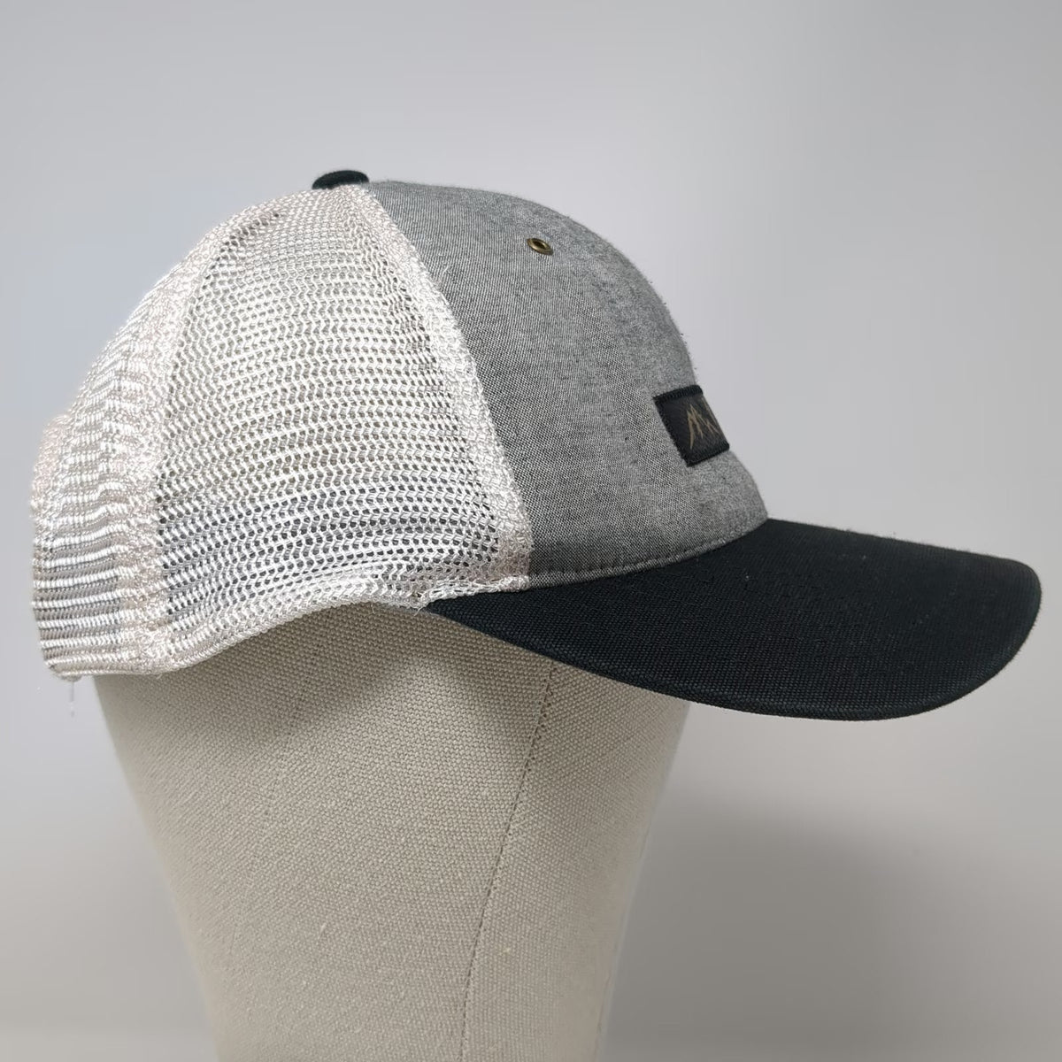 Zephyr Baseball Cap Gray Black One Size Lake Tahoe Red Hut Mesh Snapback Hat