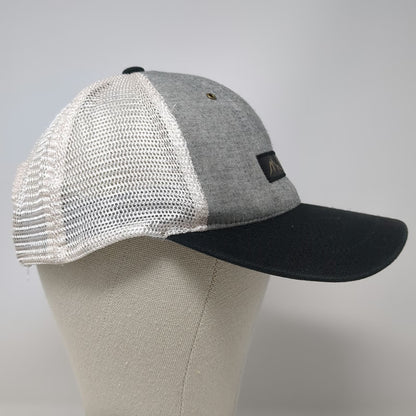 Zephyr Baseball Cap Gray Black One Size Lake Tahoe Red Hut Mesh Snapback Hat