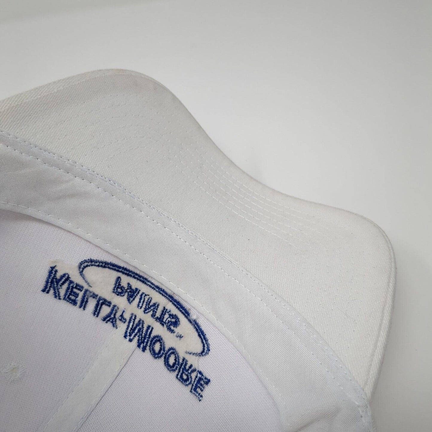 Kelly-Moore Paints Slideback Hat White One Size Adjustable Embroidered