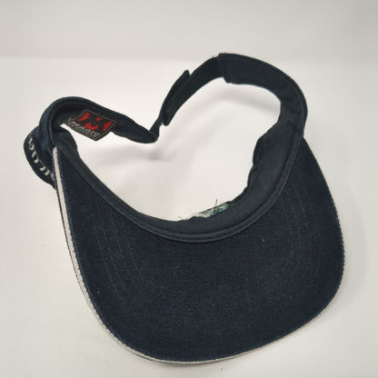 UFO Parasail Strapback Sun Visor Hat Black One Size Adjustable Magic