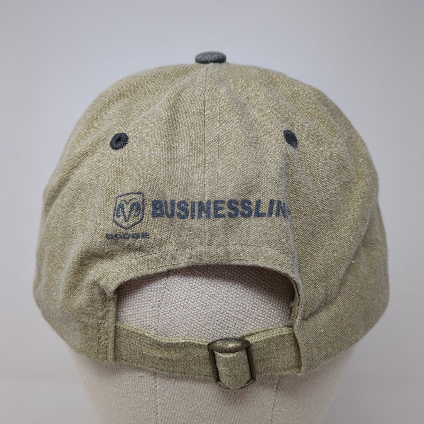 Larry Hillis Dodge Slideback Hat Multi One Size Adjustable Vented Holes Cotton