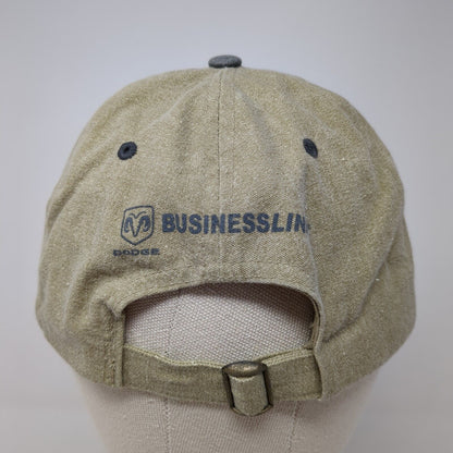 Larry Hillis Dodge Slideback Hat Multi One Size Adjustable Vented Holes Cotton