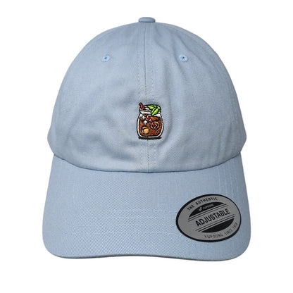 Cocktail Slideback Hat Blue One Size Adjustable The Classics Yupoong