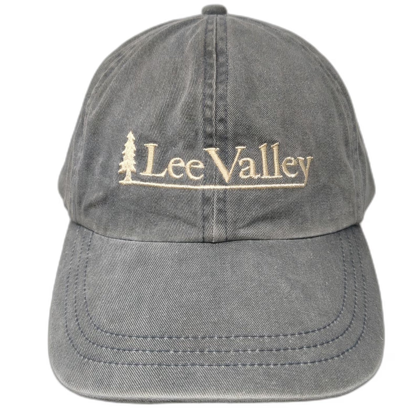 KP Baseball Cap Gray One Size Lee Valley Tools Tree Embroidery Slideback hat