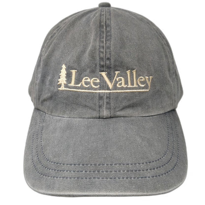 KP Baseball Cap Gray One Size Lee Valley Tools Tree Embroidery Slideback hat
